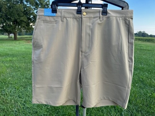 $74 NWT Pennington & Bailes Fanpants-Men Short pants Golf Sport pant Color Khaki - Picture 7 of 17