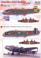 Print Scale Decals 1/72 HANDLEY PAGE HALIFAX Medium Bomber Part 4
