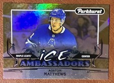 Auston Matthews 2018-19 Parkhurst Ice Ambassadors #IA-2 H5R3A