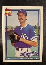 1991 Topps Andy McGaffigan Rediscover Topps Buyback #671 Royals
