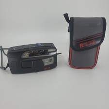 Ricoh AF77 AF-77 35mm Point and Shoot Panorama Camera With Case - Battery Tested