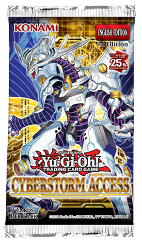 Yu-Gi-Oh Cards - Cyberstorm Access - Booster PACK (9 Cards) - Factory Sealed Yu-Gi-Oh Cards - Cyberstorm Access - Booster PACK (9 Cards) - Factory Sealed