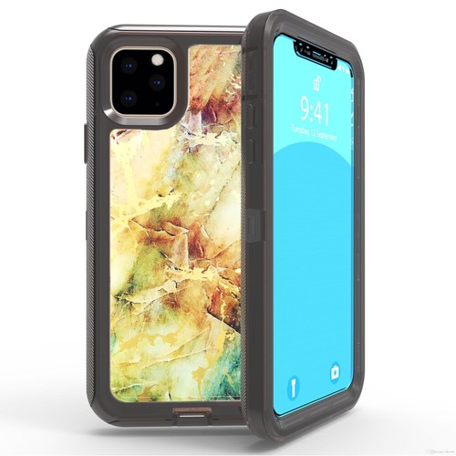 For iPhone 11/11 Pro Max Marble Protective Case Cover with Optional Belt Clip - Picture 12 of 19