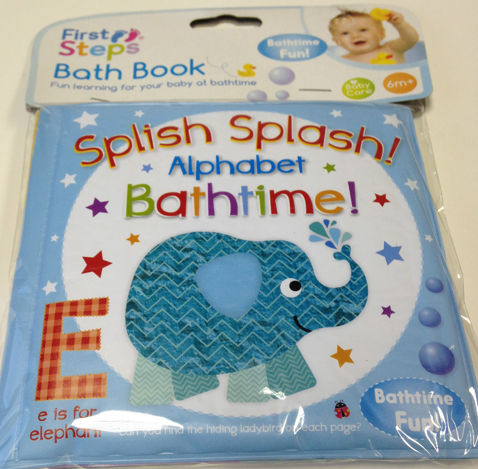 BRAND NEW BABY BATH BOOK PLASTIC COATED FUN EDUCATIONAL TOYS CHILDREN