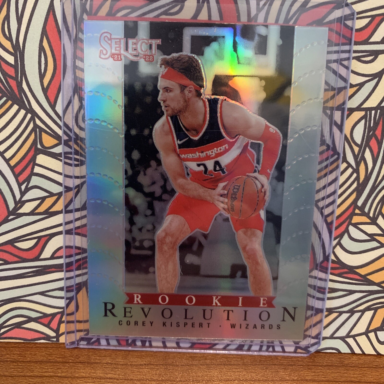 2021-22 Select Corey Kispert Rookie Revolution RC Silver Prizm HOT!!
