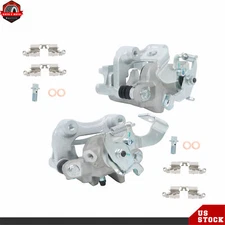 For Scion xB 2008-2015 2.4L Rear Left & Right 2PCS Disc Brake Caliper w/ Bracket