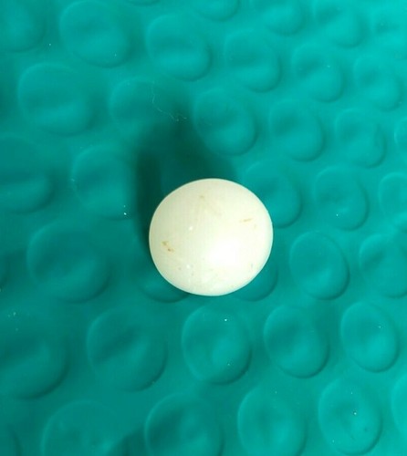 3 White Milk Glass Buttons Metal Shanks Star Floral and Plain Vintage - Picture 7 of 8