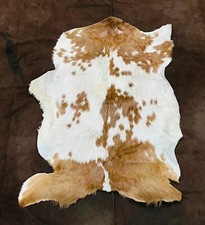 Tapis en peau de chèvre, fourrure biologique, peau d'animal, tapis d'entrée de ferme, 3 x 2 pieds environ