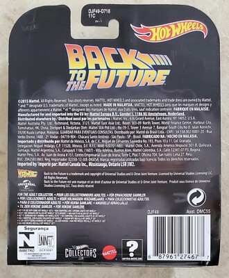 Hot Wheels Retro Entertainment Back To The Future Time Machine | eBay