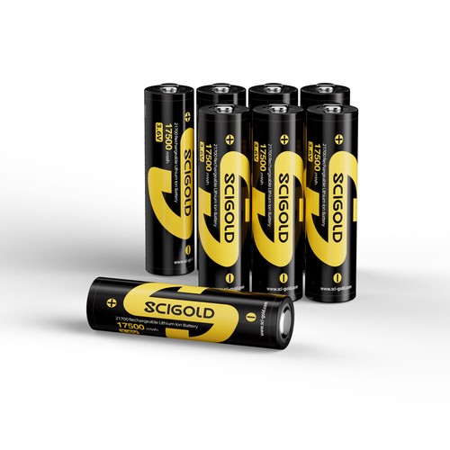 2- 8pcs Scigold 17500mWh-Protected Button Top Battery - Picture 15 of 15