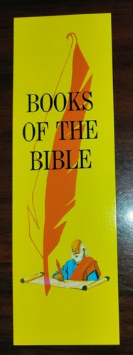 "BOOKS OF THE BIBLE" BOOKMARK - Lot of 5 - Imagen 2 de 3