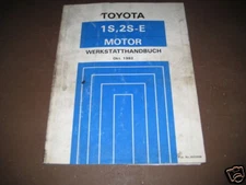 Workshop Manual Toyota Camry Engine, Stand 10/1982