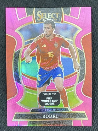 Rodri 2025-26 Panini Select Road To Fifa World Cup Terrace Pink /99 #69