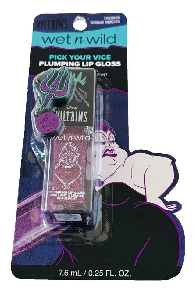 Блеск для губ Wet N Wild Disney Villains Pick Your Vice Plumping Lip Gloss Totally Twisted - Изображение 3 из 3