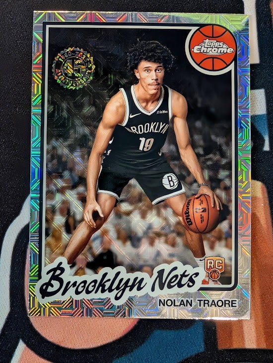 2025-26 Topps Chrome 1980 Nolan Traore Mojo #TC-NT *JQK*