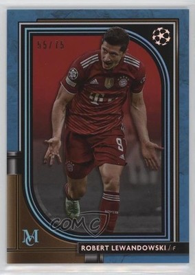 2021 Topps Museum Collection UEFA Champions League 55/75 Robert Lewandowski 11nt