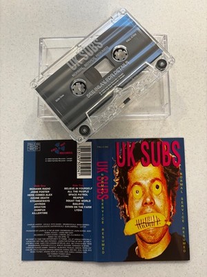 UK SUBS - NORMAL SERVICE RESUMED (RARE UK CASSETTE TAPE)