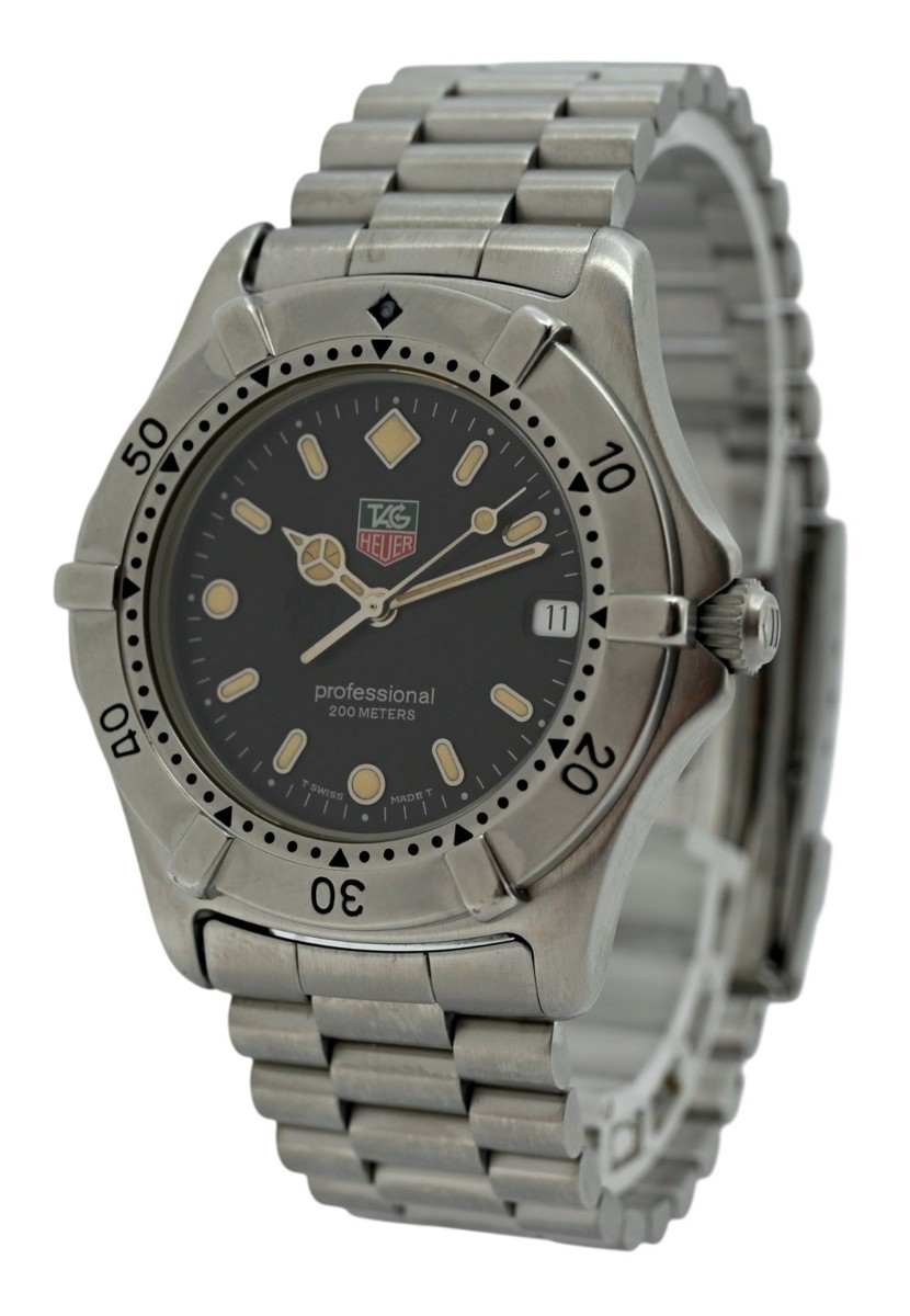 TAG Heuer 2000 Men's Black Watch WE1110R for sale online