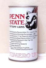 IRON CITY "Penn State Nittany Lions Numero Uno" S/S beer can