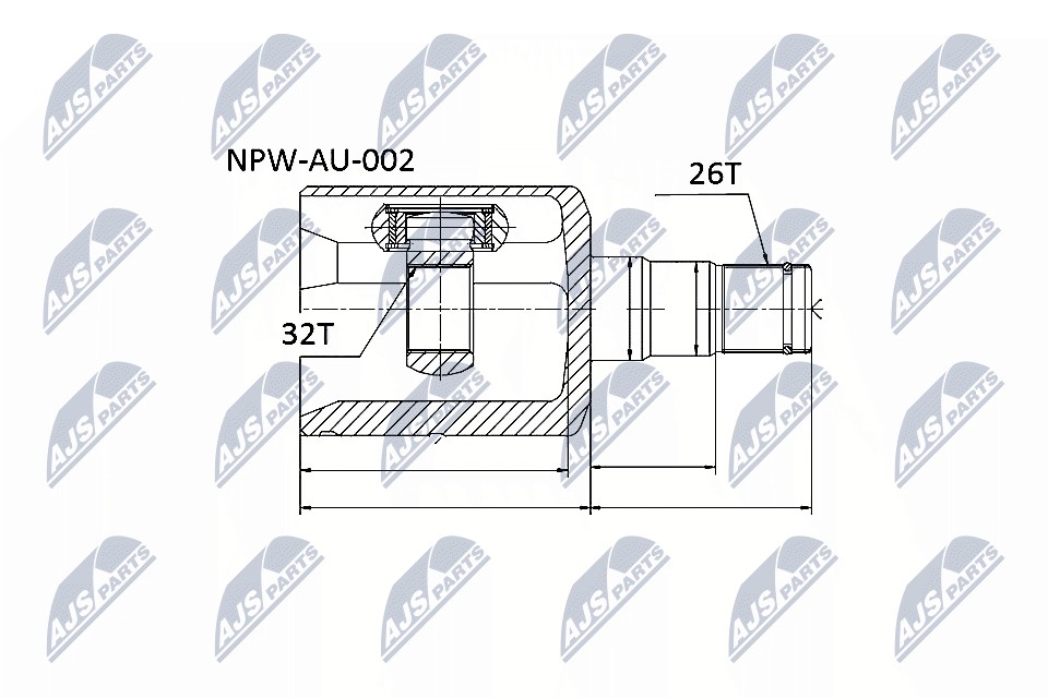 N.T.Y. NPW-AU-002.NTY Joint Kit, drive shaft for AUDI,SEAT,SKODA,VW - Image 10