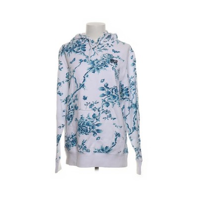 HUF, Kapuzenpullover, Größe: S, Weiß/Blau, Baumwolle, Blumen, Damen #PRO