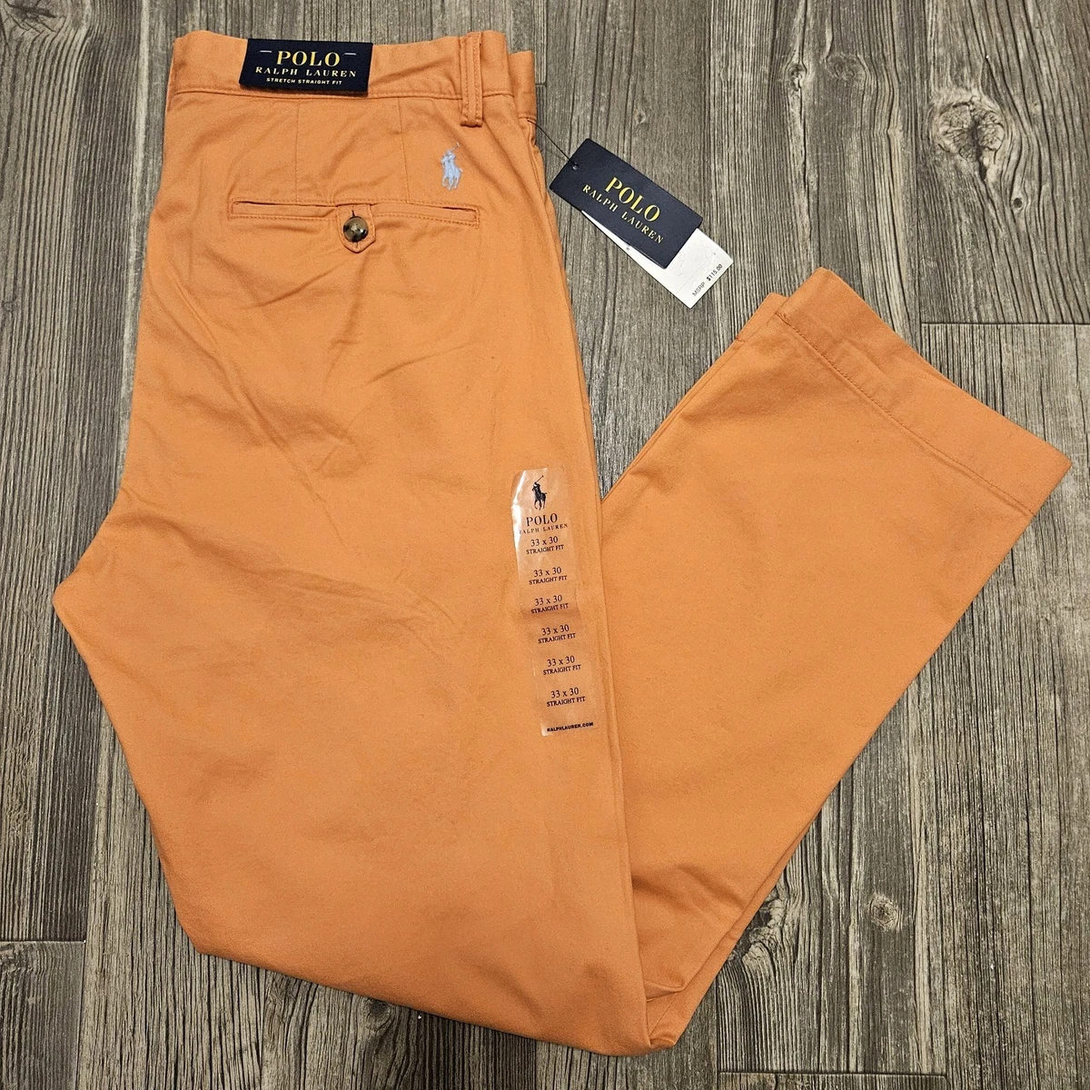 Polo Ralph Lauren Orange 33 Size Pants for Men for sale | eBay