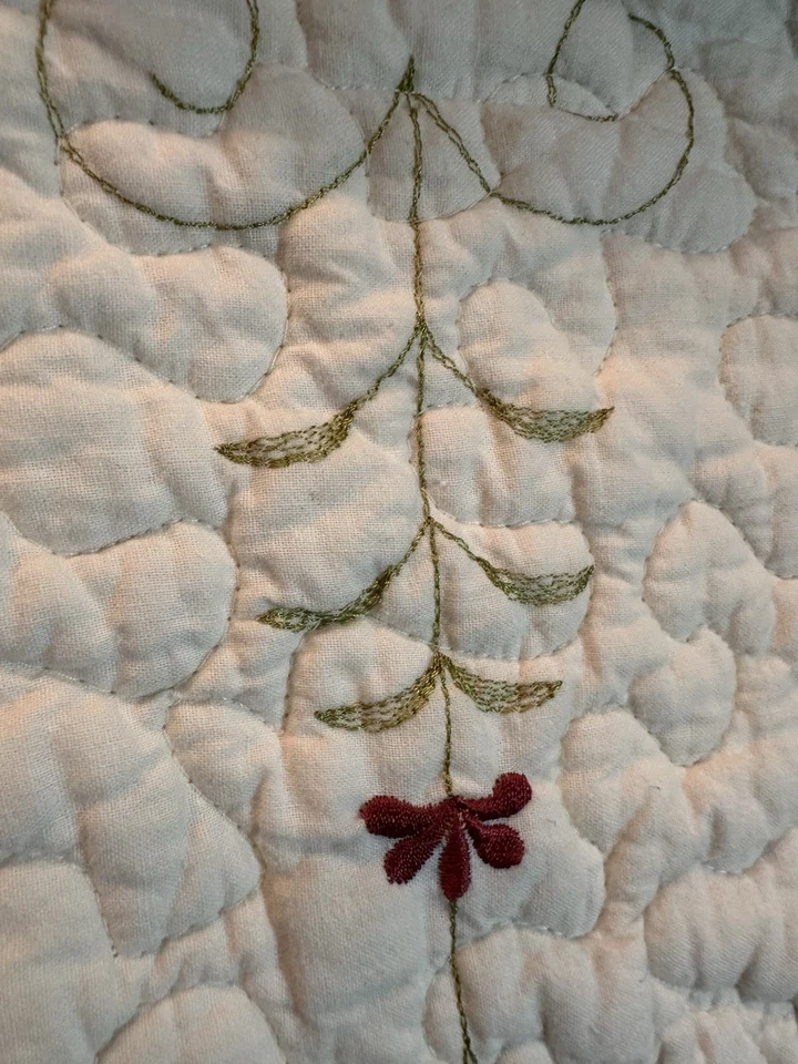 Vtg Quilted Jacket Womens Large/XL Handmade Patchwork Grandma Cottage Core - Image 4 of 4