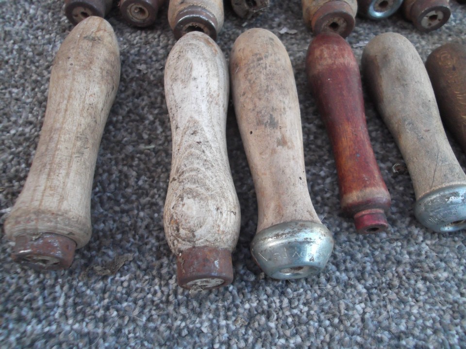 VINTAGE WOODEN FILE HANDLES LOT - VARIOUS SIZES. | eBay UK