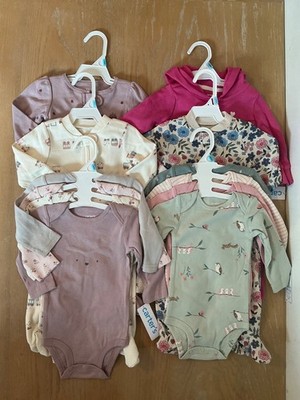 New! Carter's Infant Girls Clothing Lot of 12 Size 6 Months
