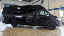 16 Mercedes 3500 Sprinter Van Super Single Gloss Black Ultra Wheels 282b
