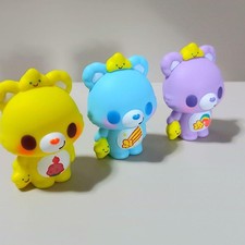 VAG SERIES42 Care Bears Yellow Light Blue Purple 3 Piece Set 34d7be