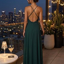 Lulus Women's Green Dress