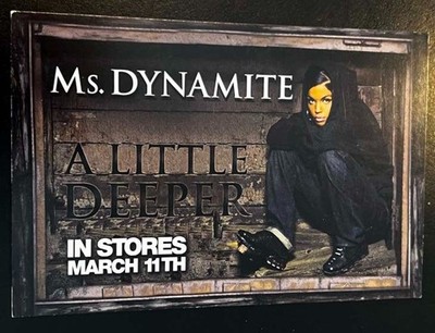 2002 Ms Dynamite Album Release Promo Photo Card A Little Deeper It Takes More...