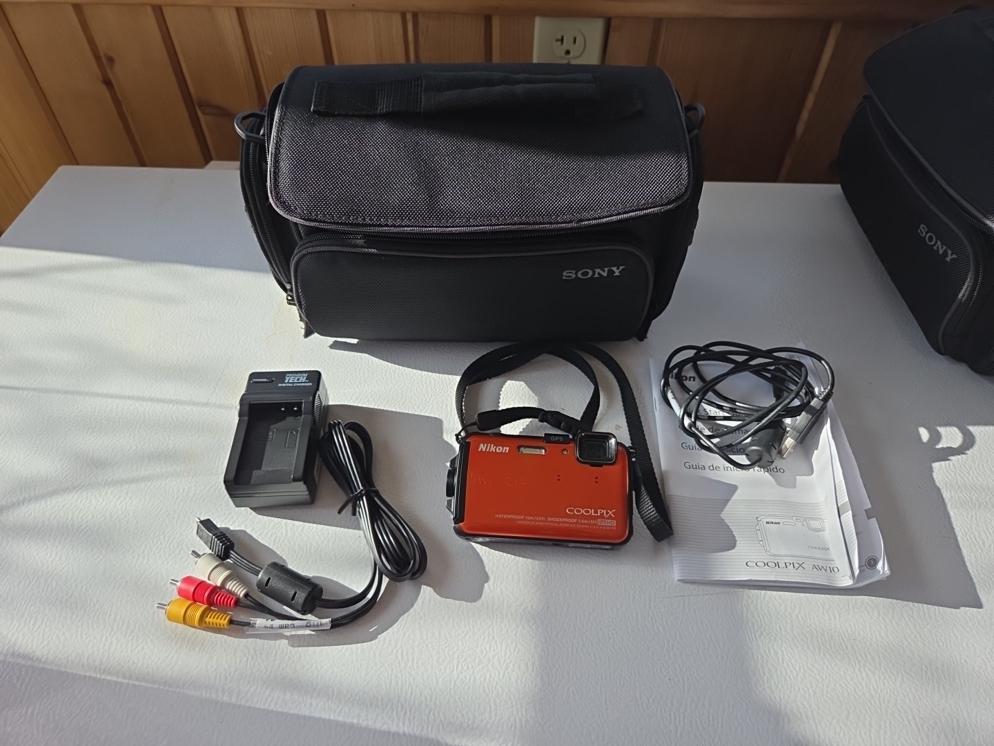 Nikon AW100 Waterproof Camera + New Battery, Charger & Bag