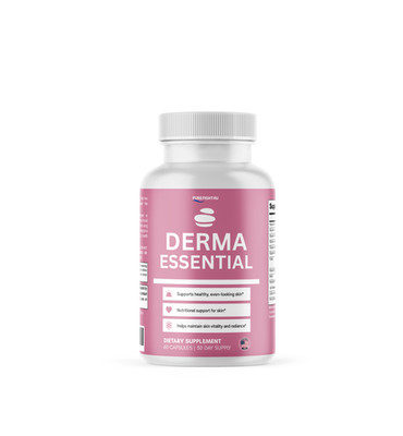 Derma Essential Hair Skin & Nails Support Supplement - 60 Capsules | 1 Bottle