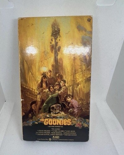 The Goonies Slipsleeve VHS 1986 1st Release No Barcode RARE OG - Picture 2 of 6