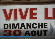 WW2 ANNIVERSARY LIBERATION OF FRANCE  STREET SCENE S8 HOME Movie Film Reel B815