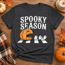 Spooky Season T-Shirt Funny Halloween Pumpkin Graphic Tee