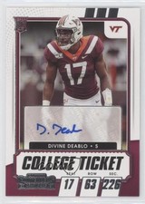 2021 Panini Contenders Draft Picks College Ticket Divine Deablo #249 Auto 0av6