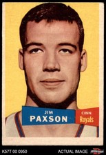 1957 Topps #73 Jim Paxson Royals-BskB RC Dayton 2 - GOOD