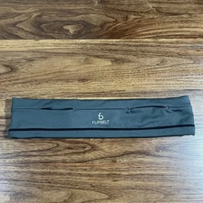 FlipBelt Classic Edition Running Belt Gray Size Large Flip Belt Waist Pack