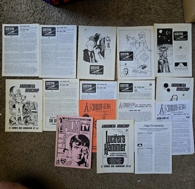 Vintage 1970s 1980s UK Sci-Fi Ephemera Job Lot Forbidden Planet Andromeda Mags
