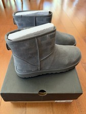  M/1119391 UGG Men's Classic Mini II UGG Print Snow Boots Dark Gray NEW 