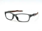 Oakley CROSSLINK OX8030-0655 Eyeglasses Frame, Grey / Burgundy, 55-18-140 #535