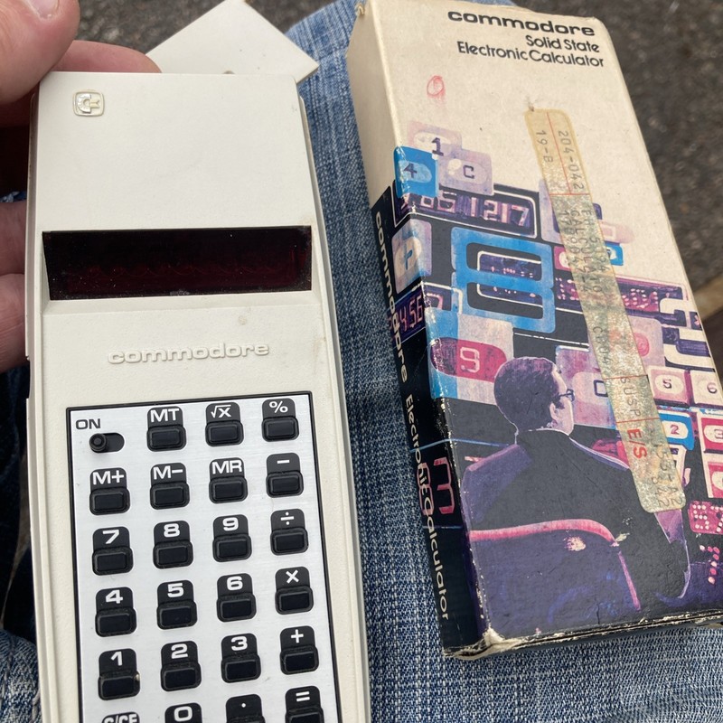 Vintage Commodore Solid State Electronic Calculator Model 798A. ⭐️ Super Rare
