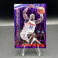 2025-26 Topps Chrome Adem Bona RC Purple Refractor #69/75 76ers Rookie SP