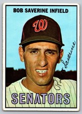1967 Topps - #27 Bob Saverine | Washington Senators PR