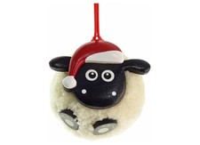 Glen Appin of Scotland Wooden Sheep Pom Pom Christmas Figurine