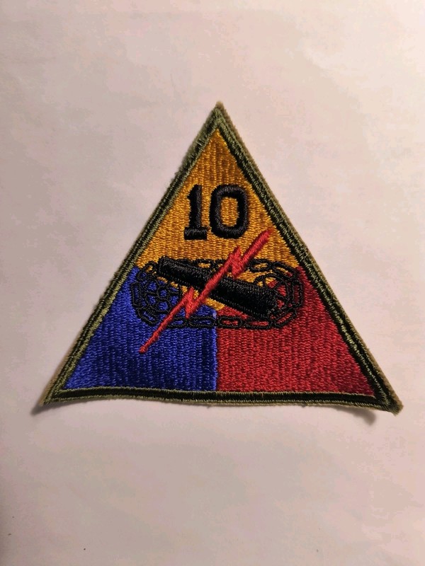 WW2 10th Armored Division Patch
