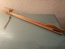 HsndCarved Native American Flute, Carved In Duck Shape W/Turquoise...